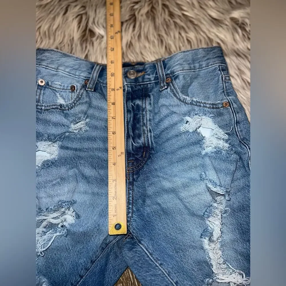 Aeropostale 90”s baggy jeans distressed women’s jeans